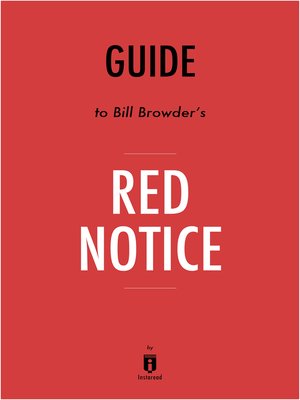 cover image of Red Notice by Bill Browder